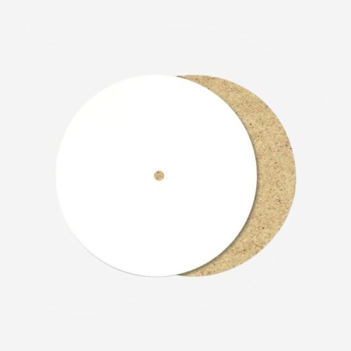 Подложка под торт с отверстием ЛХДФ Белая 3 мм 10 см 